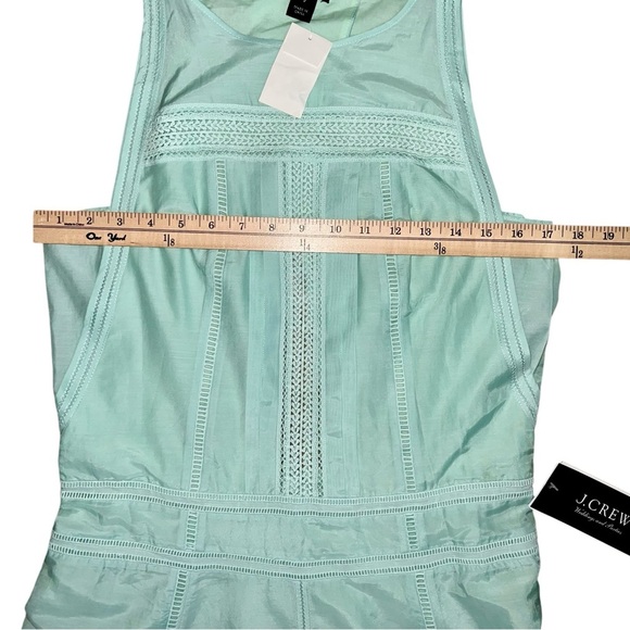 J. Crew Women's Mint Green Linen Silk Blend Dress size 2 new with tags - Picture 12 of 15